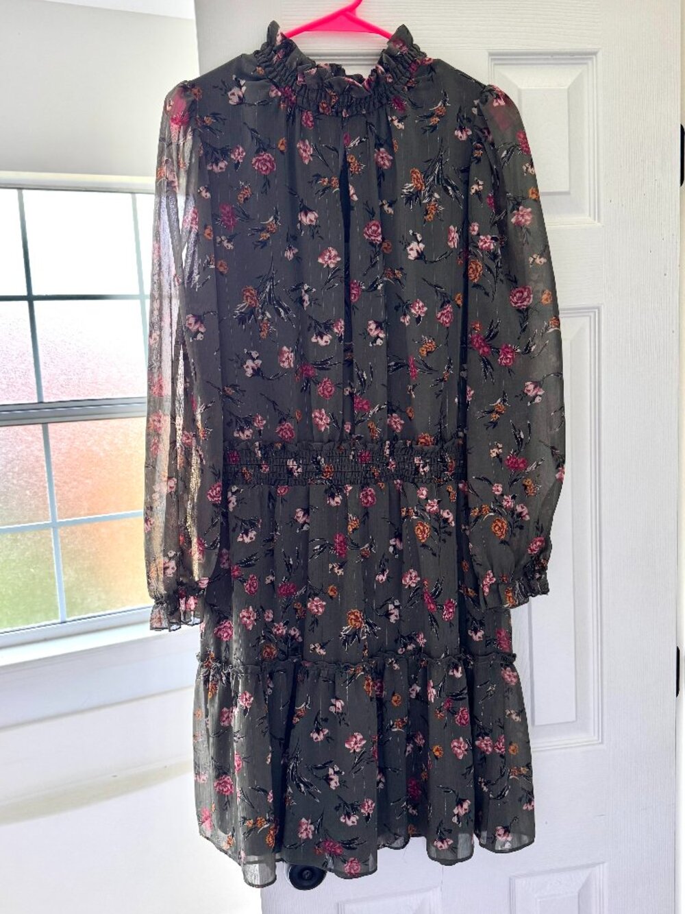 Anthropologie Drew Green Floral Dress NWT